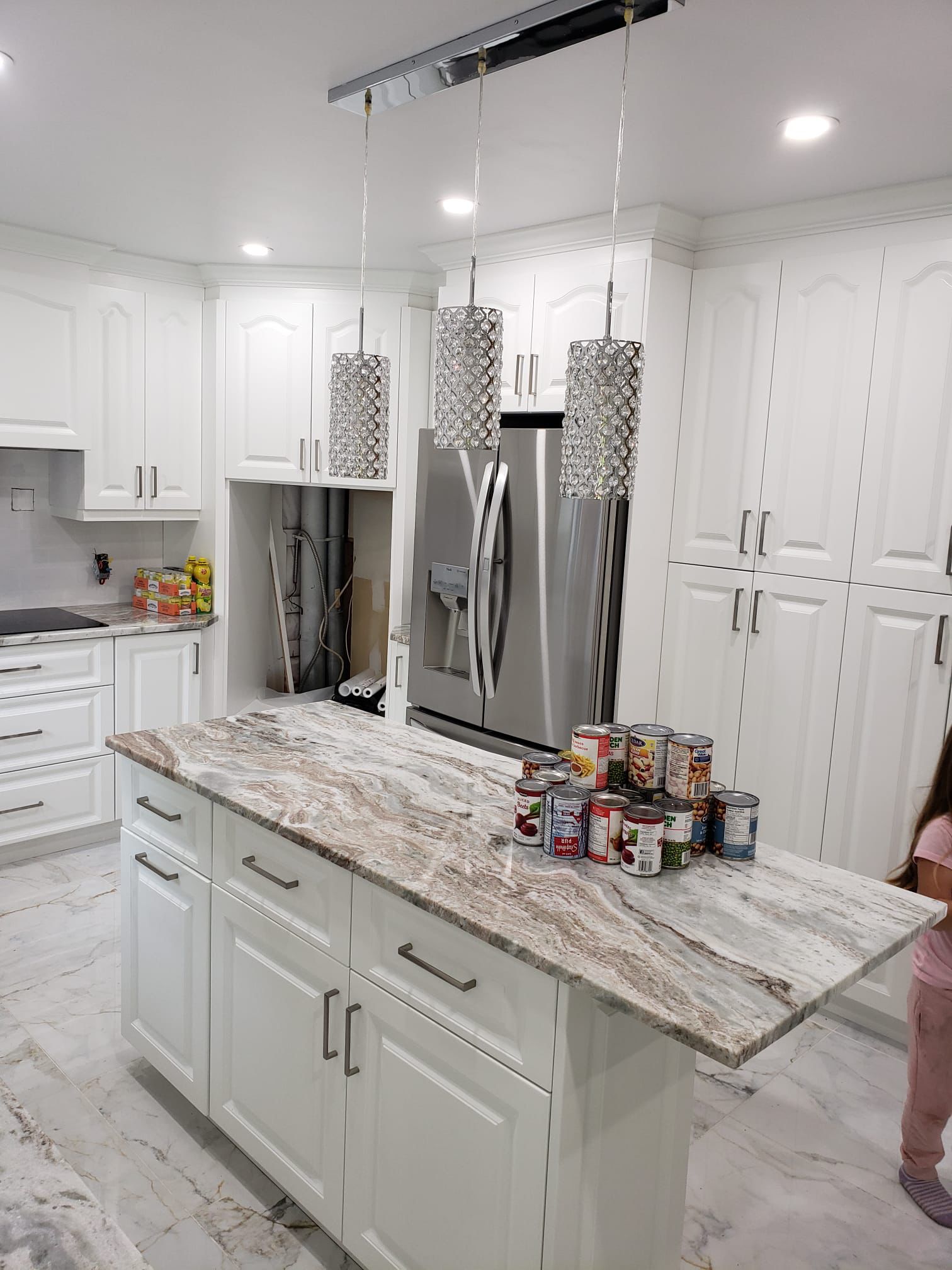 Modern aluminum cabinets